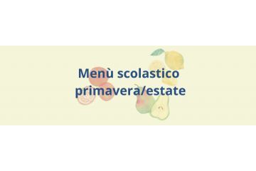 Menù Mensa Scolastica Primavera/Estate – A.S. 2025-2026